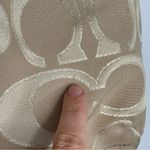 Coach Authentic  Poppy Signature Bag Tote Metallic Gold Cream Pink #H1220-18979 Photo 12