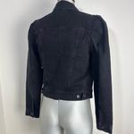 Gap Black Denim Puff Sleeve Jean Jacket Size Small NEW Photo 2