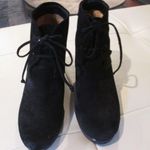 via spiga Fedora Black Suede Booties - Sz 8 Photo 1