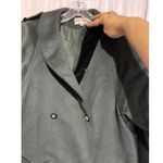 Vintage John Weitzman Men's Overcoat Wool Blend Made in Poland Black Size 8 Photo 3