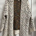 L LOVE Oversized Knit Colorful Chunky Cardigan Size S Photo 0