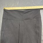 Lululemon Black Capri Straight Crop Slit Athletic Gym Athleisure Leggings Sz 10 Photo 3