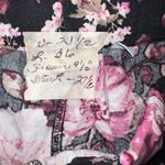 Floral Lounge Pants Women’s Size 8 Pink White Black Pajama Bottoms Photo 3