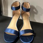 Dream Paris Dream Pairs Navy Blue Fiona Low Heels Size 10 Like New Photo 1