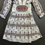 Odd Molly CrossStitch Embroidered Finnish Scandinavian Tunic Dress Top Boho Sz 0 Photo 5