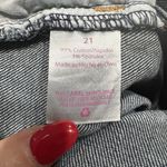 No Boundaries  Jr Size 21 Jeans Super High Rise Mom Destructed Relaxed Dark Wash Photo 9