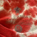 Simply Southern  Tie Dye Long Sleeve Graphic T-Shirt Size S Red, White & Blue Photo 1