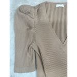 Thinkable Ribbed Wrap Top V Photo 4
