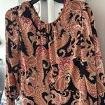 Who What Wear Black and Orange Ruffled Tiered Dress Sz S Photo 5