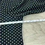 Nine Britton  Black & White Polka Dot Blouse Size Small Photo 6
