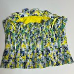 White House | Black Market pleated floral bustier top floral design Photo 12