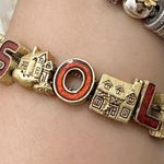 Vintage Realtor “SOLD” House Slider Charm Bracelet Photo 9