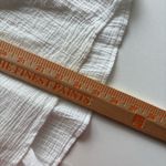 barney's new york  Cream Ribbed Mandarin Collar‎ Blouse Photo 7