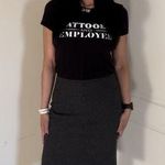Rafaella  Charcoal midi pencil skirt size 4 Photo 0