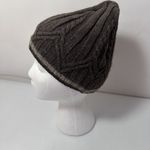 Bula Polartec Fleece Lined Wool Blend Cable Knit Winter Ski Beanie Brown Womens Photo 1