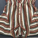 Vtg Rhymes Womens 12 Made in USA Cottagecore Granny Dress NO Belt Button Top Green Photo 2