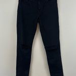 American Eagle | Black Distressed Jegging Skinny Jeans Size 4 Photo 0
