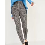 Old Navy Stevie High Rise Pants Women Sz Sm Checkered Dark Academia Work Style Photo 1