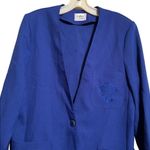 Vintage Cricket Lane Blue Suit Jacket Size 10 Photo 1