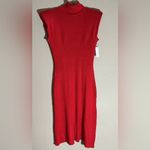 Dee Ocleppo Chic Red Midi Dress Photo 3