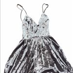 Silence + Noise  velvet romper size small Photo 3