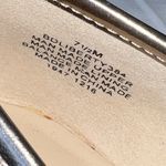 Bandolino Metallic Gold vegan leather Loafers women’s size 7.5M Photo 8