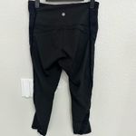 Lululemon  Wunder Under Crop High Rise Flocked Scatter Floral 21" Legging Black 8 Photo 4