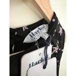 NWT Harkel Stars Party Women's Dress Black Shiny Cocktail Vintage Retro Mod 10 Photo 2