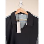 Adidas  Women's Black Grey Golf Range Dress Short Sleeve V-Neck Pockets Size L Photo 3