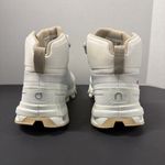 ON Women's Cloudrock Waterproof Hiking Boot Shoes Glacier/Sand Size 9 No Insoles White Photo 6