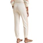 Faherty Womens Small Molli Jogger Pants Cream Pastel Stripes Cotton Soft Cozy Photo 9