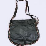 Y2K Fairy Boho Hippie Hobo Grunge Goth Floral Faux Leather Black Photo 1