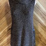 Free People Valentina Brown Medium Chunky Knit Sleeveless Sweater Photo 2