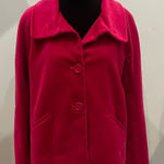 Talbots Women's dark pink velvet jacket  size 4 Photo 0