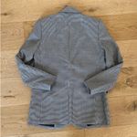 7 For All Mankind - Houndstooth Check Blazer Jacket in Black & White Photo 2