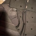 Talbots Womens Pants Black Heart Print Hampshire Ankle Textured Size 8 Photo 7