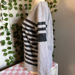 Karl Lagerfeld  Gray and Black Eiffel Tower Sweater Photo 2