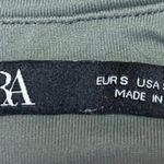 ZARA Women's Green Sleeveless High Neck Stretch Racerback Bodysuit Tank Top S Photo 2