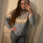 Moon Ryder BNWT  blue cr aspen sweater Photo 2