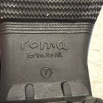 Roma  Chelsea Matte Short Rain Boots Women’s Size 7 Waterproof Teal Blue Photo 8