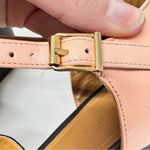 Marni Pink Black Leather Rhinestone Platform Wedges Heels Womens 7 Coquette Photo 5