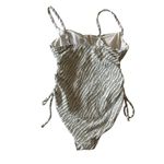Time & Tru NWOT Zebra Jacquard One Piece Swimsuit Photo 4