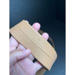 B-low the Belt  Mia Peanut Butter Brown Vegan Leather‎ Belt Women's One Size Photo 4