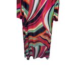 Trina Turk Women's Swimwear Swoop Sheer Maxi Dress Geometric Cover Up Medium NWT Photo 3