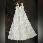 J.Crew  Lisette Wedding Dress Elegant White Floral Lace Dress Gown Bridal size 0 Photo 2