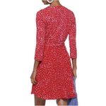 Diane Von Furstenberg  New Irina Wrap Dress Floret Poinsettia Size Medium DVF Photo 1