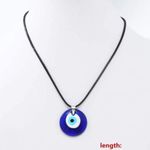 ⚠️ clearance Evil eye round pendant necklace Photo 3