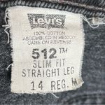Levi's Vintage 512 Jeans 1998 Destroyed Distressed Faded Black Grunge 14 Reg M Photo 6