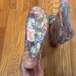 Coach Poppy By  Tall Rain Boots Colorful Abstract Print‎ Women's Size 6 Photo 4