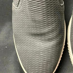 SOUL NATURALIZER SIZE 10 SLIP ON LOAFER CHUNKY HEEL BLACK TEXTURED ELASTIC INSET Photo 3